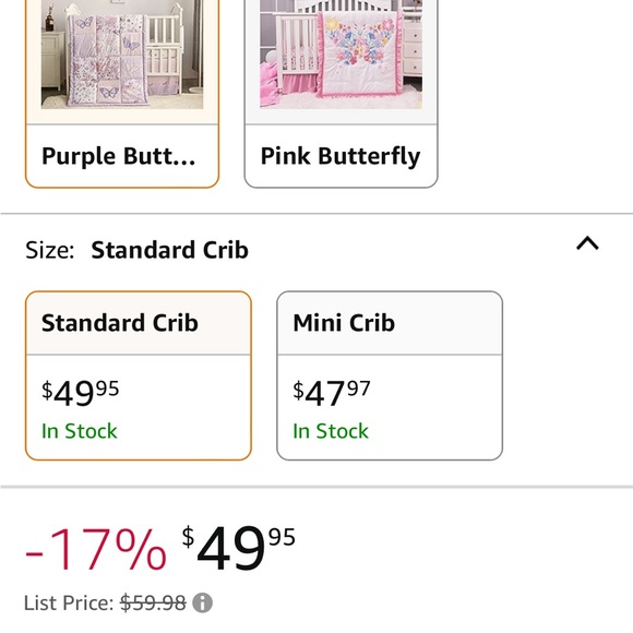 La Premura standard crib bedding set. Brand new. Never used. Retails for $49. - Picture 3 of 3